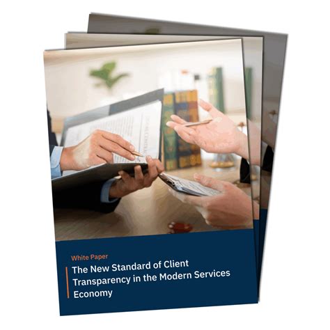 Client transparency in professional services