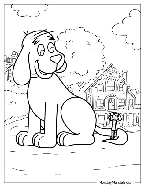 Clifford Coloring Page