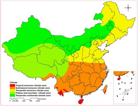Köppen climate classification map of China [1900x1900] ImagesOfChina