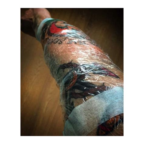 Cling Wrap Tattoo