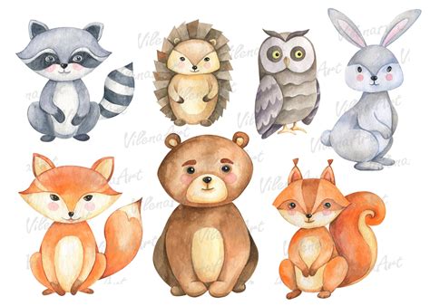 Clipart Free Woodland Animal Printables