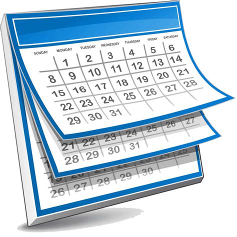 Clipart Of A Calendar