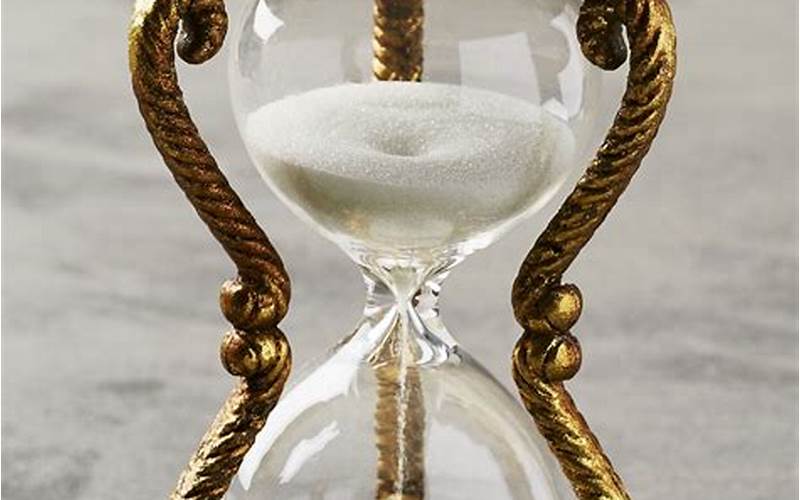 Clock And Hourglass