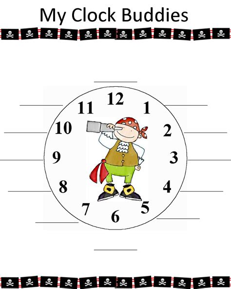 Clock Buddies Template