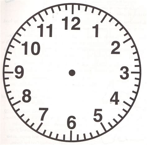 Clock Template Ks2