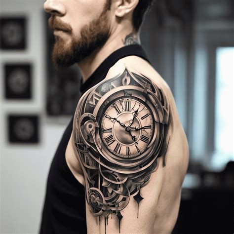 50+ Vintage Pocket Clock Tattoo Ideas You Can Try