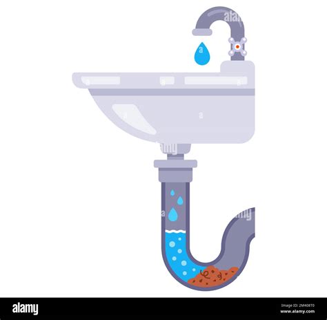 Clogged Drain Illustration