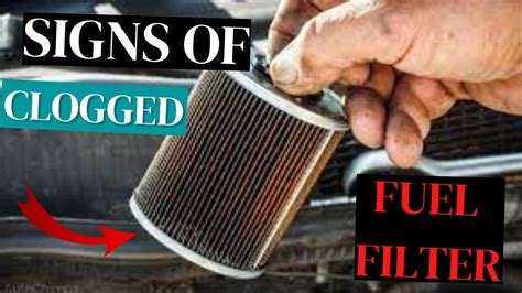 Clogged fuel filter