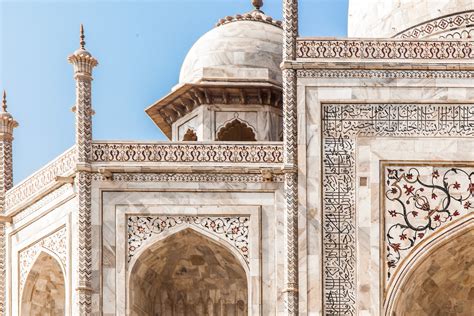 Close Up of Taj Mahal Detail