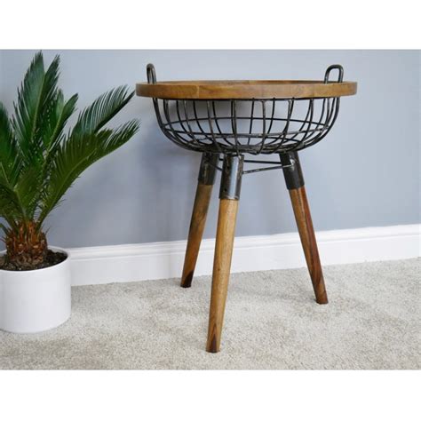 Closeout Basket Side Tables