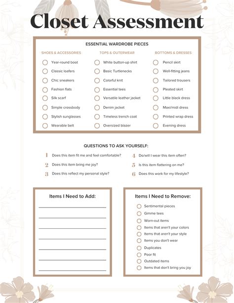 Closet Space Assessment