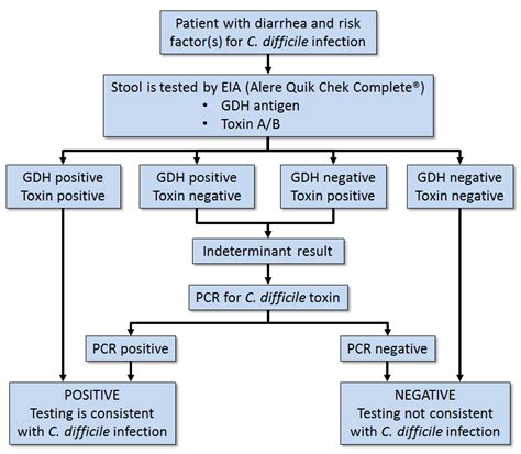 Clostridium Difficile PCR Test and interpretation