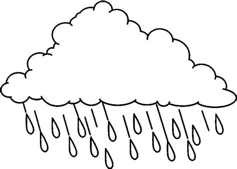 Cloud Coloring Page