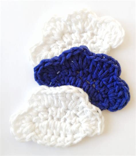 Cloud Crochet Applique