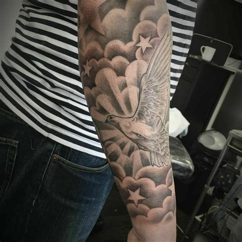 Cloud Tattoos for Men Ideas and Designs for Guys