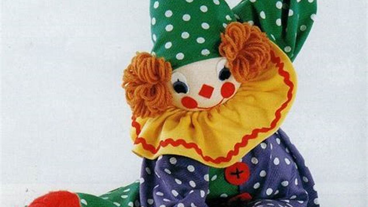 Clown Doll Pattern Simplicity 5259 Sewing Patterns