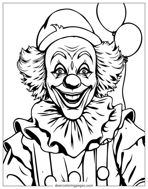 Clown Coloring Pages