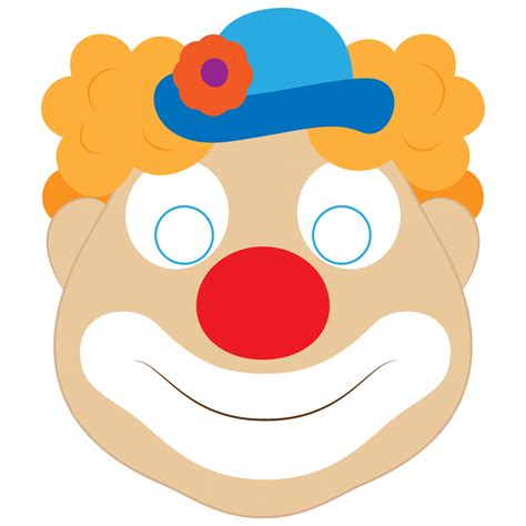 Clown Face Printable