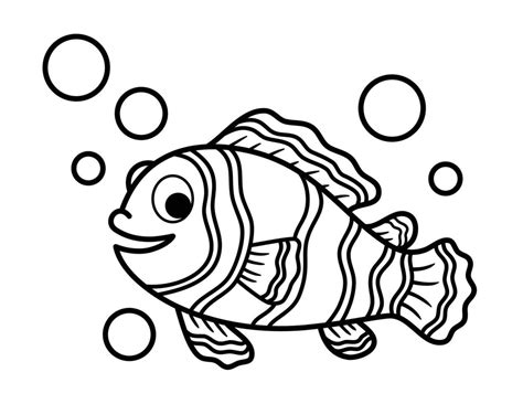Clown Fish Coloring Pages