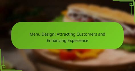 Club Menu Design: Attract Customers & Boost Sales
