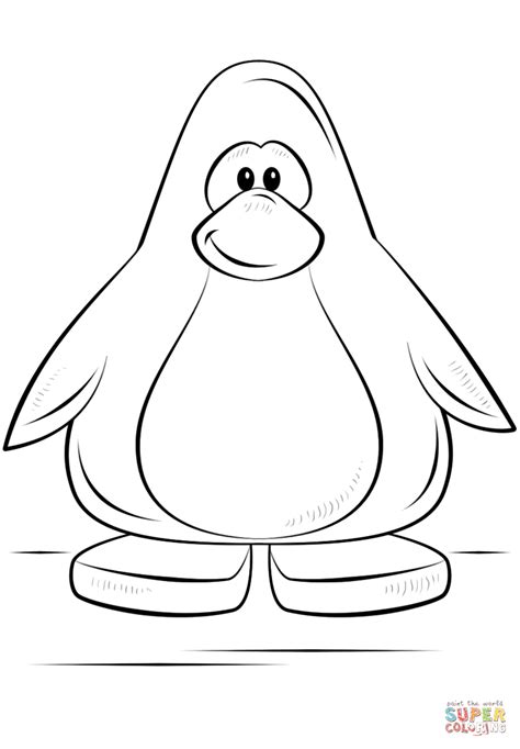 Club Penguin Coloring Pages