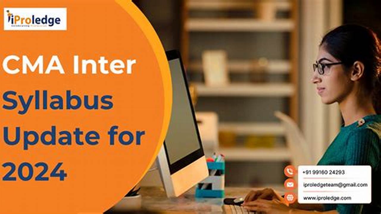 Cma Inter Syllabus 2024