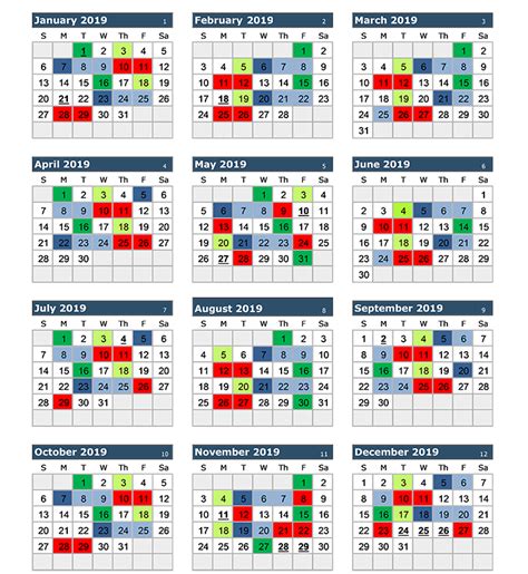 Cms Holiday Calendar