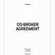 Co Broker Agreement Template