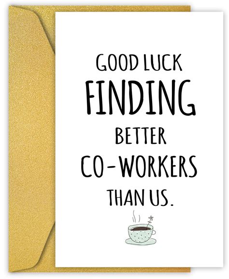 Co Worker Leaving Quotes Humorous