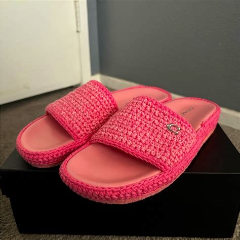 Coach Crochet Slides