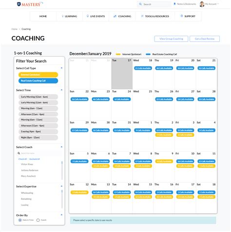 Coach O Calendar