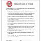 Coaches Code Of Conduct Template