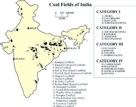 Important coal mines in India Geography for UPSC, IAS, CDS, NDA, SSC