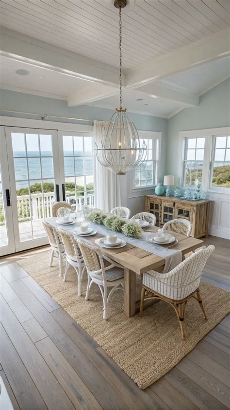 Coastal Dining Room Design