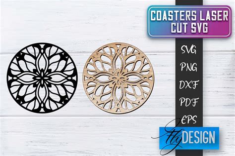 Revamp Your Drinkware Game with Creative Coasters SVG Designs: Elevate Your Home Décor with These Adorable DIY Templates!