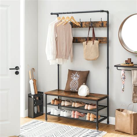 Coat Rack And Shoe Bench: The Perfect Combination For A Tidy Entryway