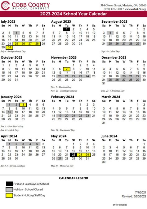 Forsyth County School Calendar Printable HD Images School calendar
