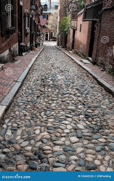 Cobblestone street