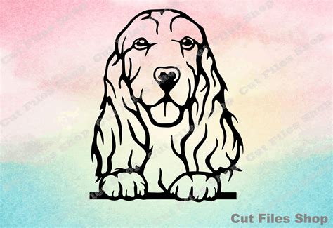Download Cocker Spaniel Dog DXF Files