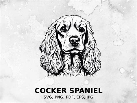 Unleashing the Love: Discover the Adorable Cocker Spaniel SVG Collection for Your Next DIY Project!