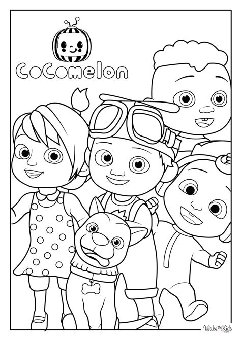 Cocmelon Coloring Pages