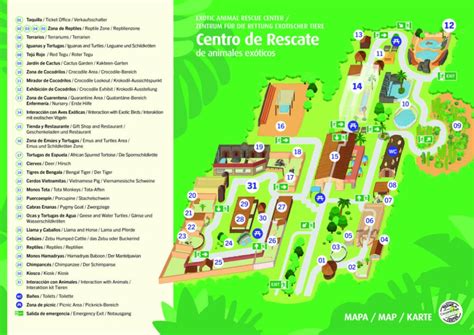 Cocodrilo Park Map
