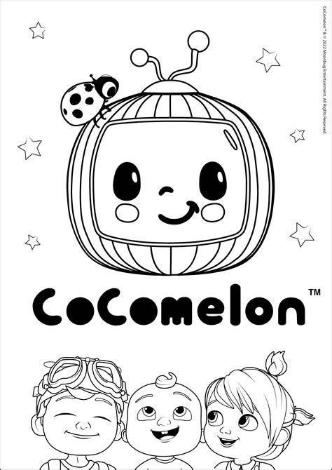 Cocomelon Coloring Page