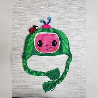 Cocomelon Crochet Hat