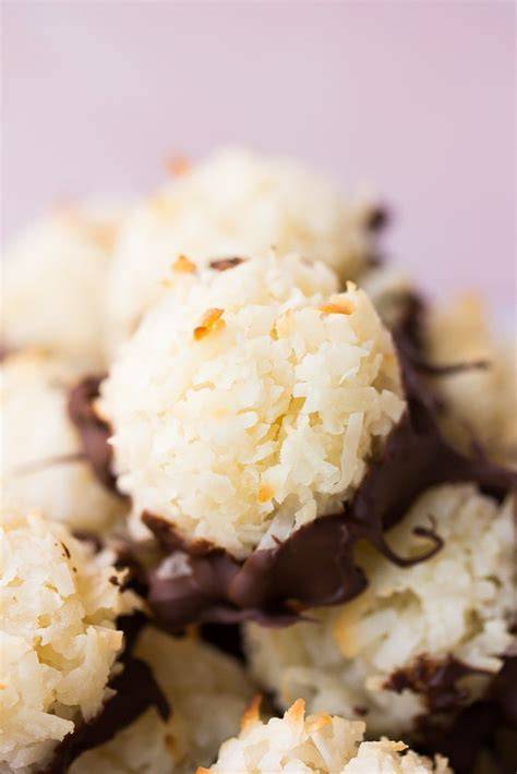 Coconut Vegan Macaroons - Chefinoz