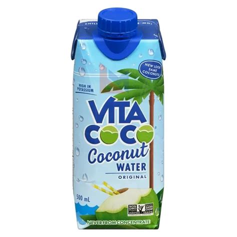 Vita Coco Coconut Water, Pure, 16.9 fl oz Tetra - Walmart.com