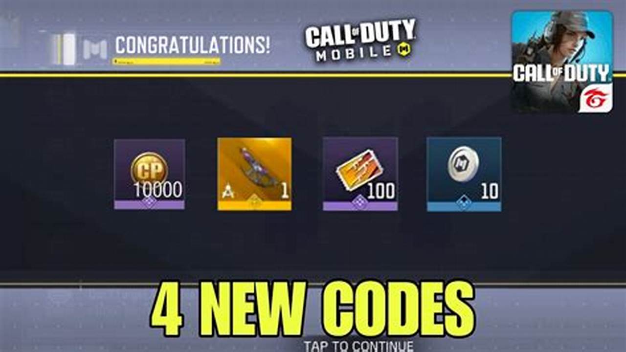 Cod Mobile Codes 2024