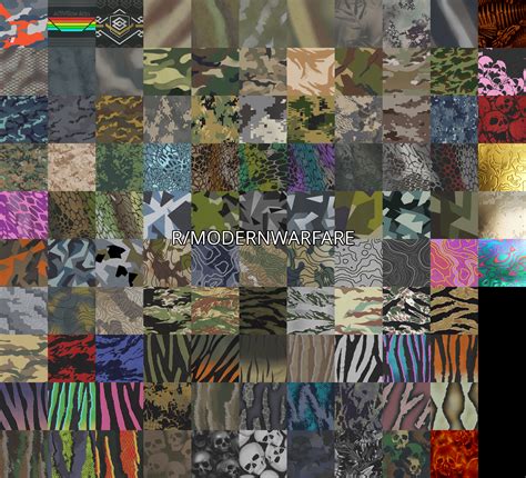 Cod Camo Patterns
