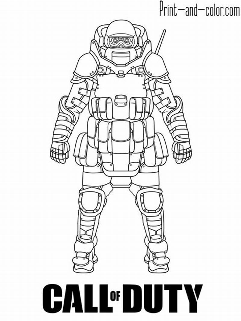 Cod Coloring Pages