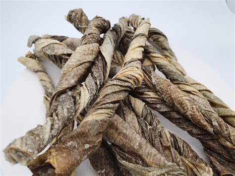 Cod Fish Skin Rolls or Sticks